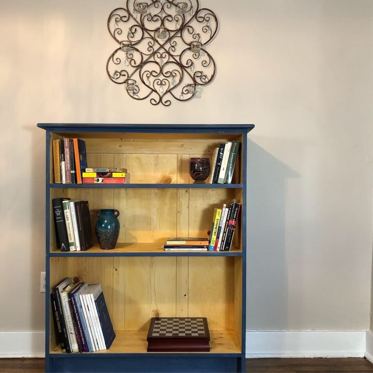 Boarded Bookcase with Top