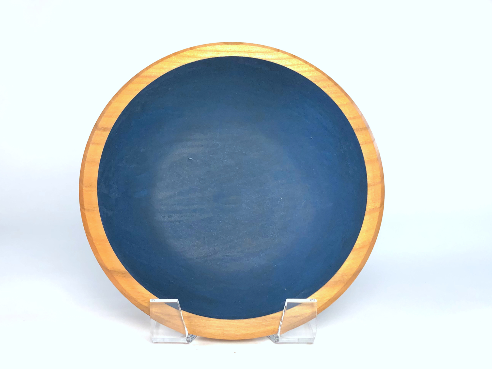 Cherry Bowl with Blue Interior