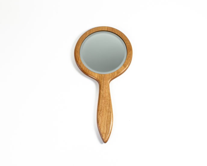 Hand Mirror in Cherry