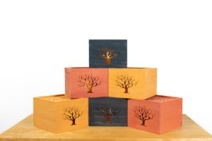 Multi-colored Spooky Boxes